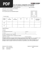 Indiana Vision Certificate for Drivers | PDF | Glasses | Visual Impairment