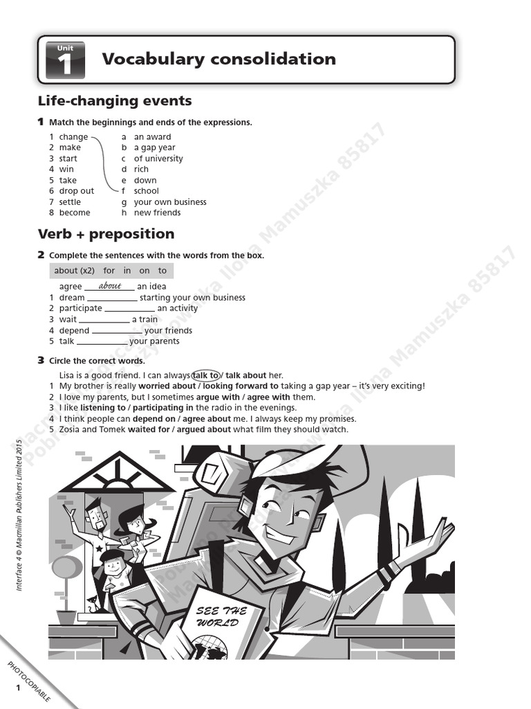 Interface TRF4 Consol Exten Unit 1 | PDF | Linguistic Morphology ...
