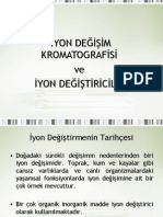 Iyon Degisim Kromatografisi Ve Iyon Degistiriciler