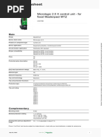 Micrologic 6.0 X Control Unit Datasheet | PDF | Alternating Current ...