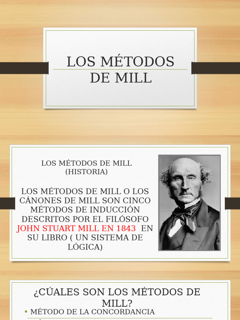 Métodos de Inducción de Mill: Guía Completa | PDF