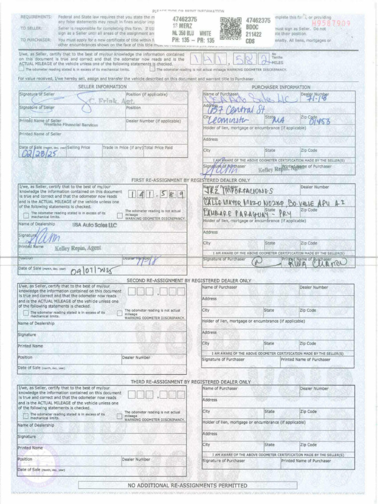 Buyer Signature Document | PDF