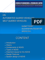 A Seminar ON Automated Guided Vehicles/ Self Guided Vehicles