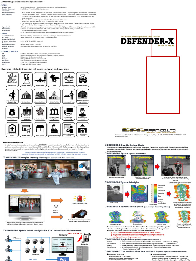 DEFENDER-X Suspicious Person Detection System | PDF | Camera | Computing