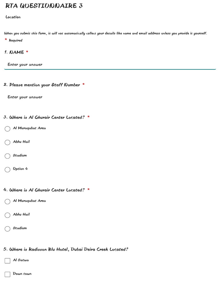 RTA Complaint Form Guidance in Dubai | PDF | Dubai | Sign Language