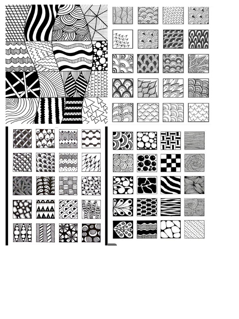 Menggambar Prinsip Ritme Zentangle | PDF