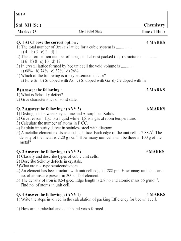 1 - Solid State | PDF