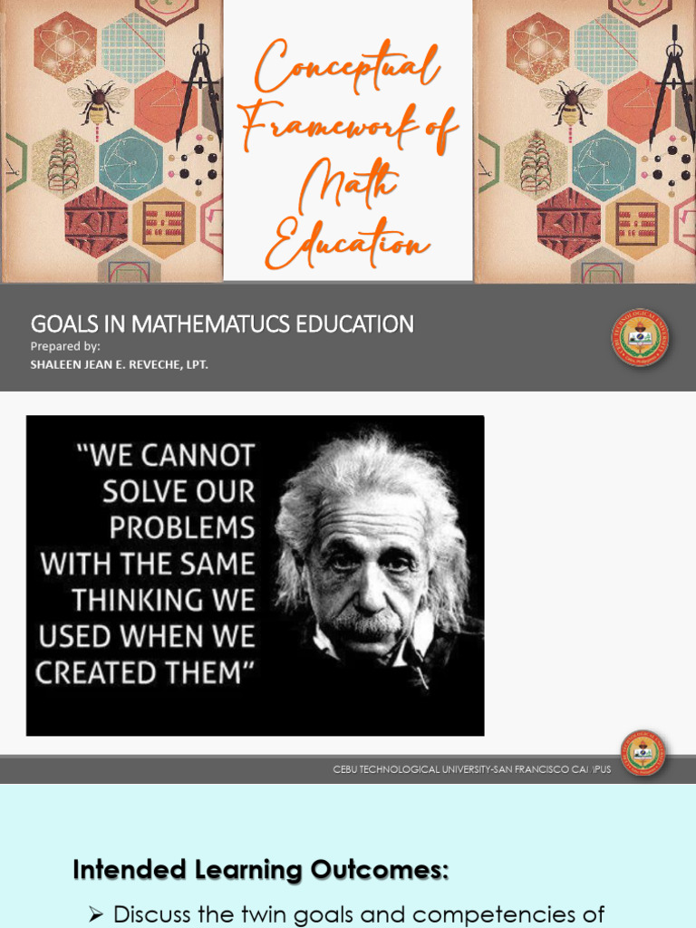 Goals of Mathematics Education Framework | PDF