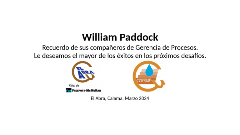 Placa William Paddock | PDF