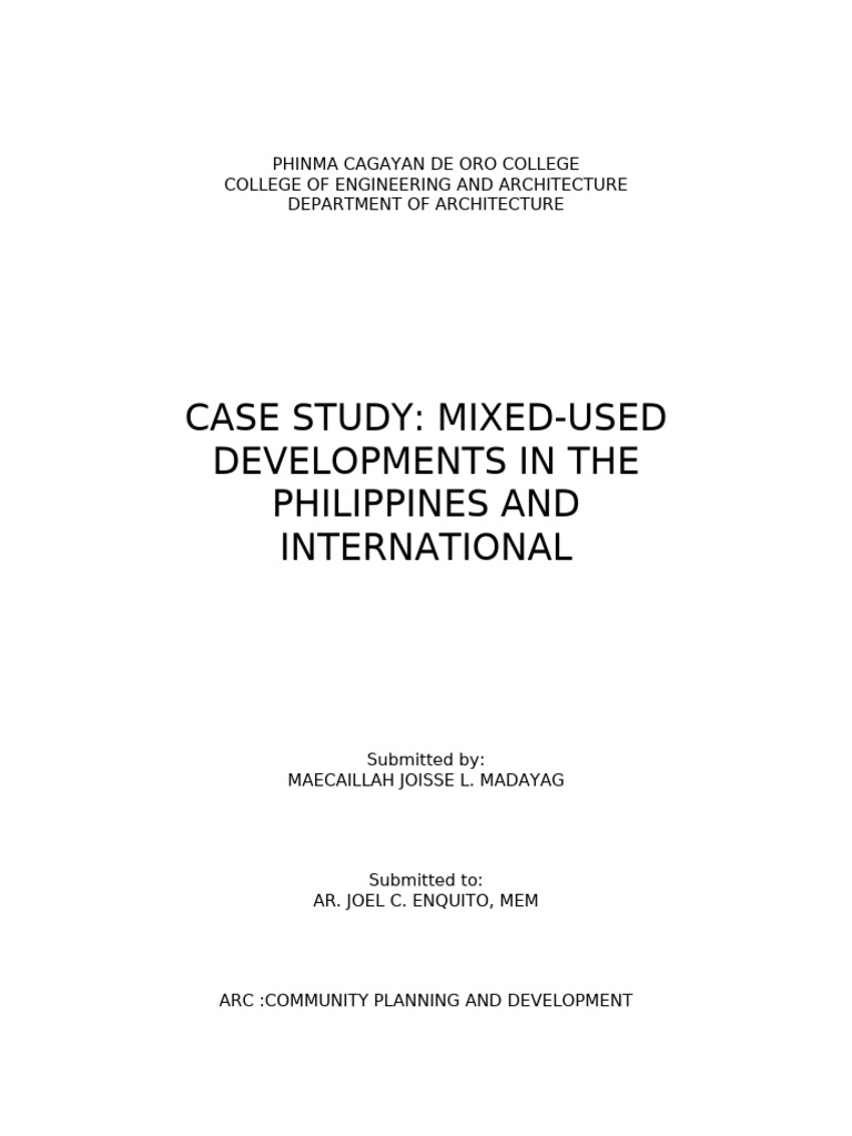 Gallery Detail: Mixed Use Developments In The Philippines Pdf