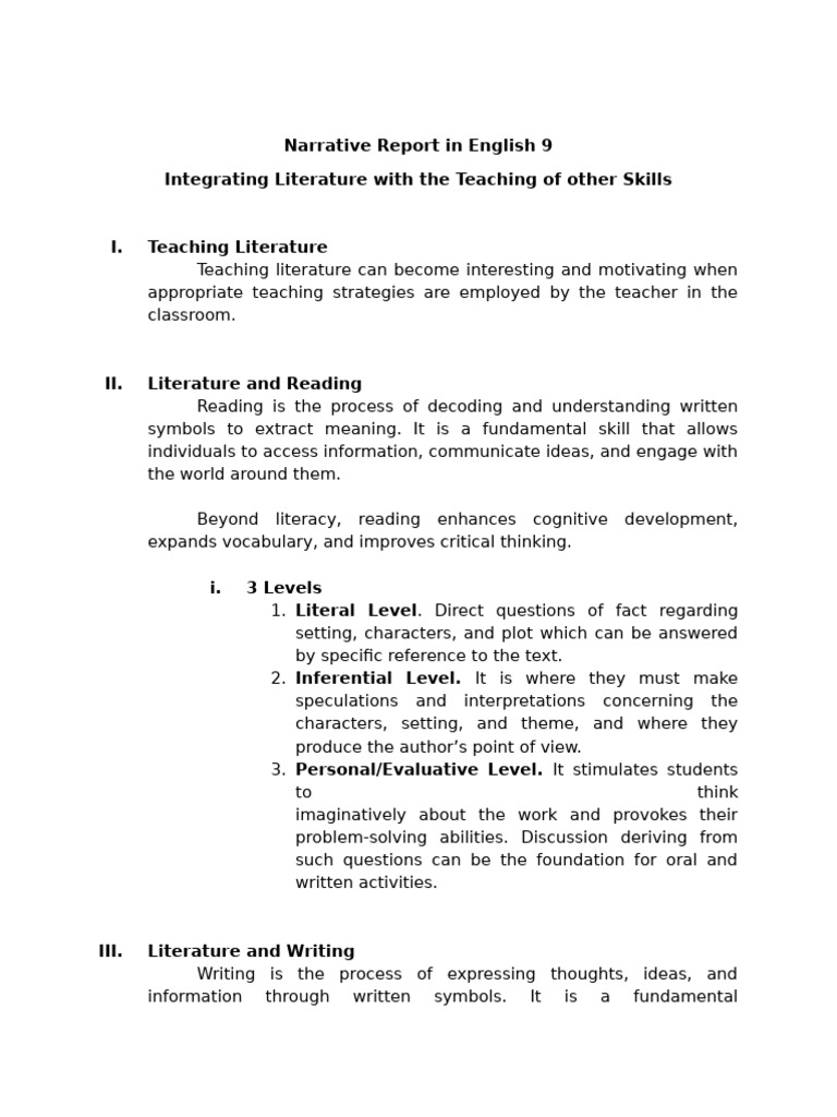 Teaching Literature and Language Skills | PDF | Language Education ...