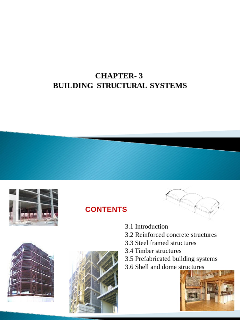 Chapter-3 Building Structural Systems | PDF | Concrete | Reinforced ...