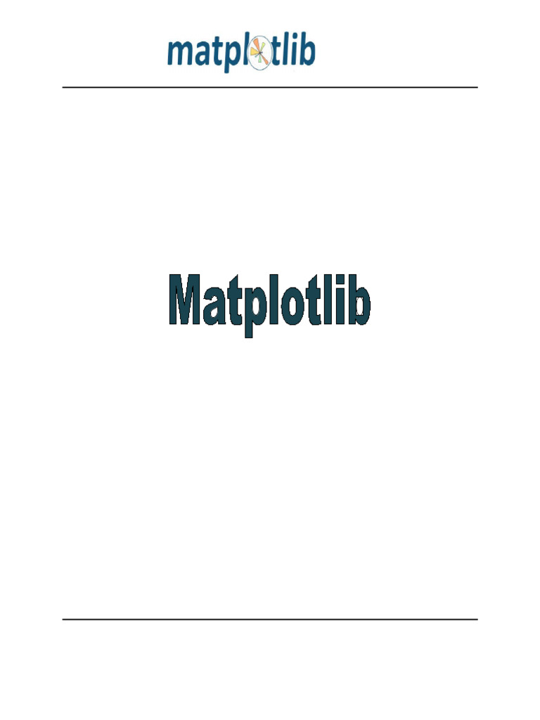 Mastering Matplotlib: A Comprehensive Guide | PDF | Chart | Graphic Design