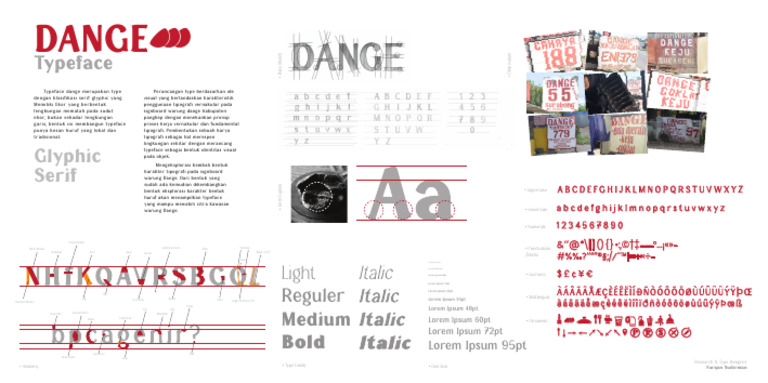 Typeface Dange: Tipografi Vernakular Lokal | PDF