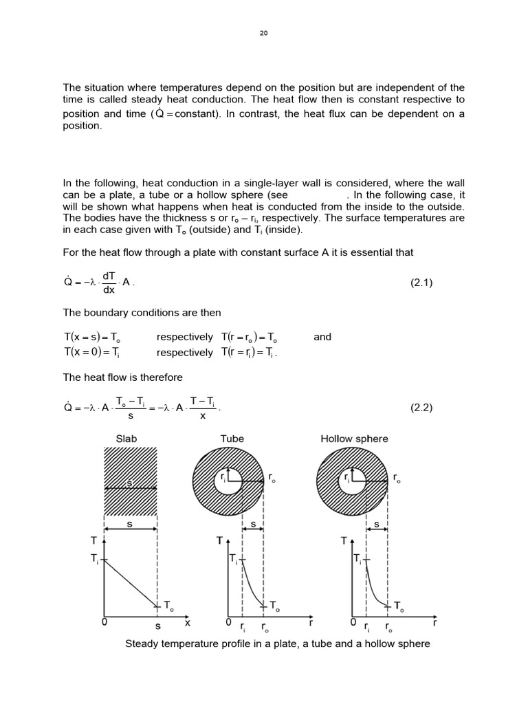 Steady Heat Conduction in Walls | PDF | Heat Transfer | Thermal Insulation