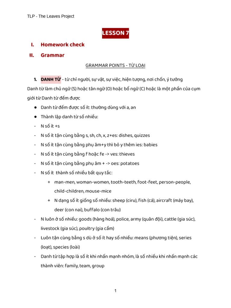 Lesson 7 | PDF