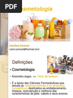 AULA 1 - Introdução á Cosmetologia
