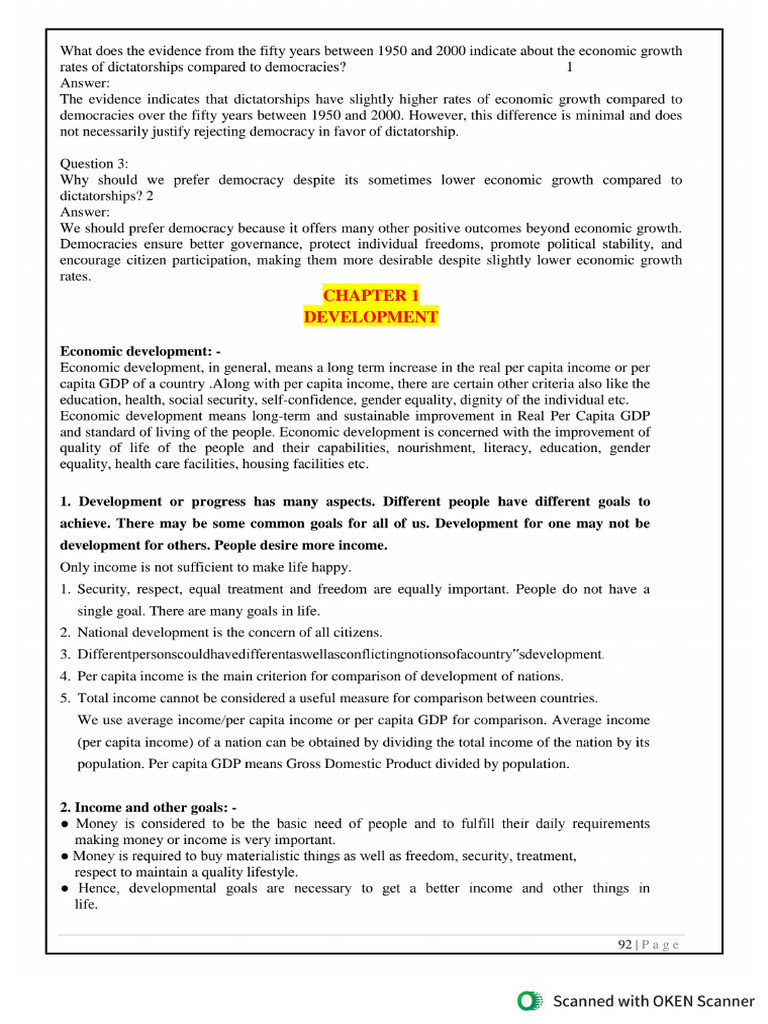 Economics Notes | PDF