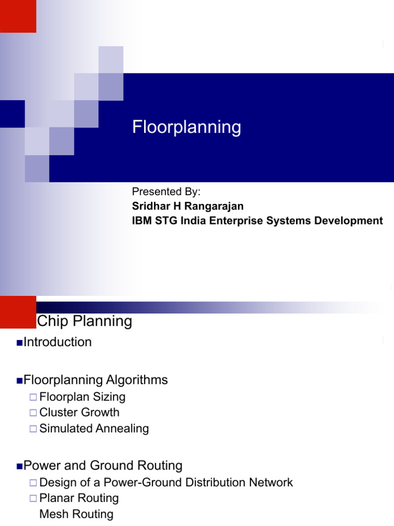Floorplanning Algorithms and Techniques | PDF | Theoretical Computer ...
