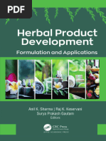 Herbal Product Development Formulation and Applications (Anil K