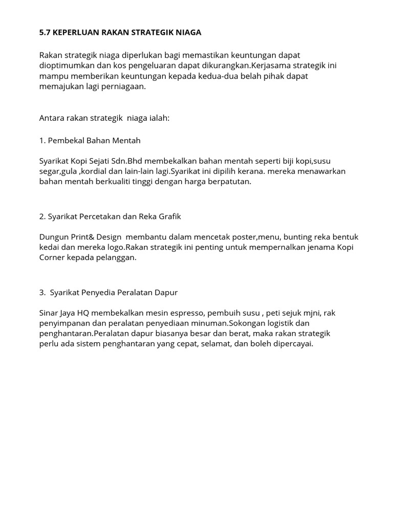 5.7 Rakan Strategik | PDF