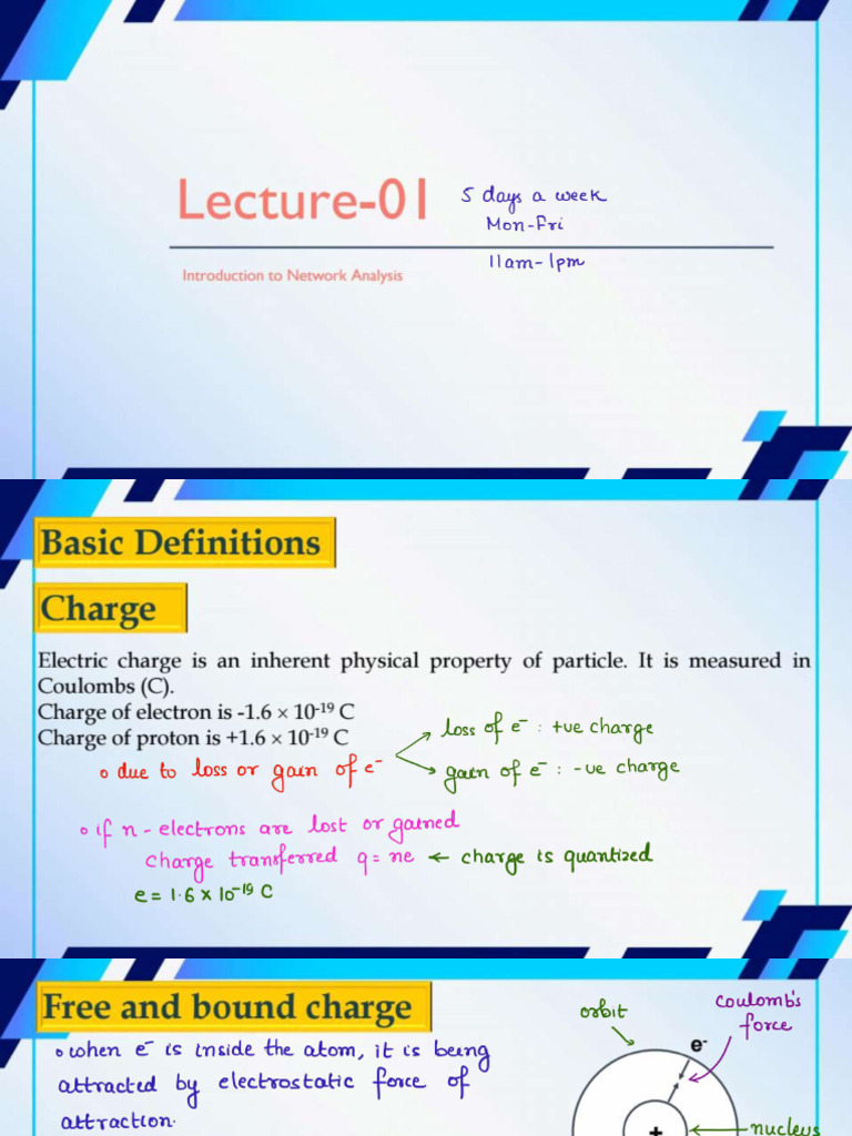 Lecture-01 - Introduction To Network Analysis | PDF