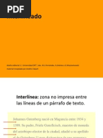 El Interlineado