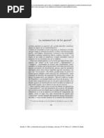 La Metamorfosis de Los Gustos