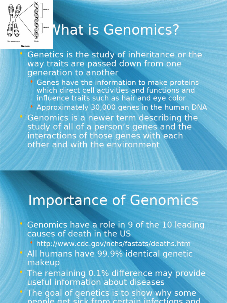 Understanding Genomics and Genetic Testing | PDF | Genetics | Gene