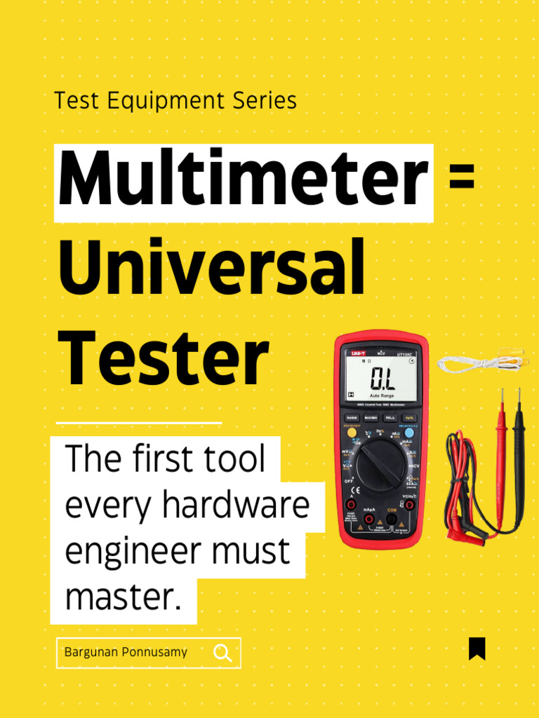Essential Multimeter Guide for Engineers | PDF | Analog To Digital ...