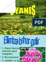 Oyanış - Bahar bayramı