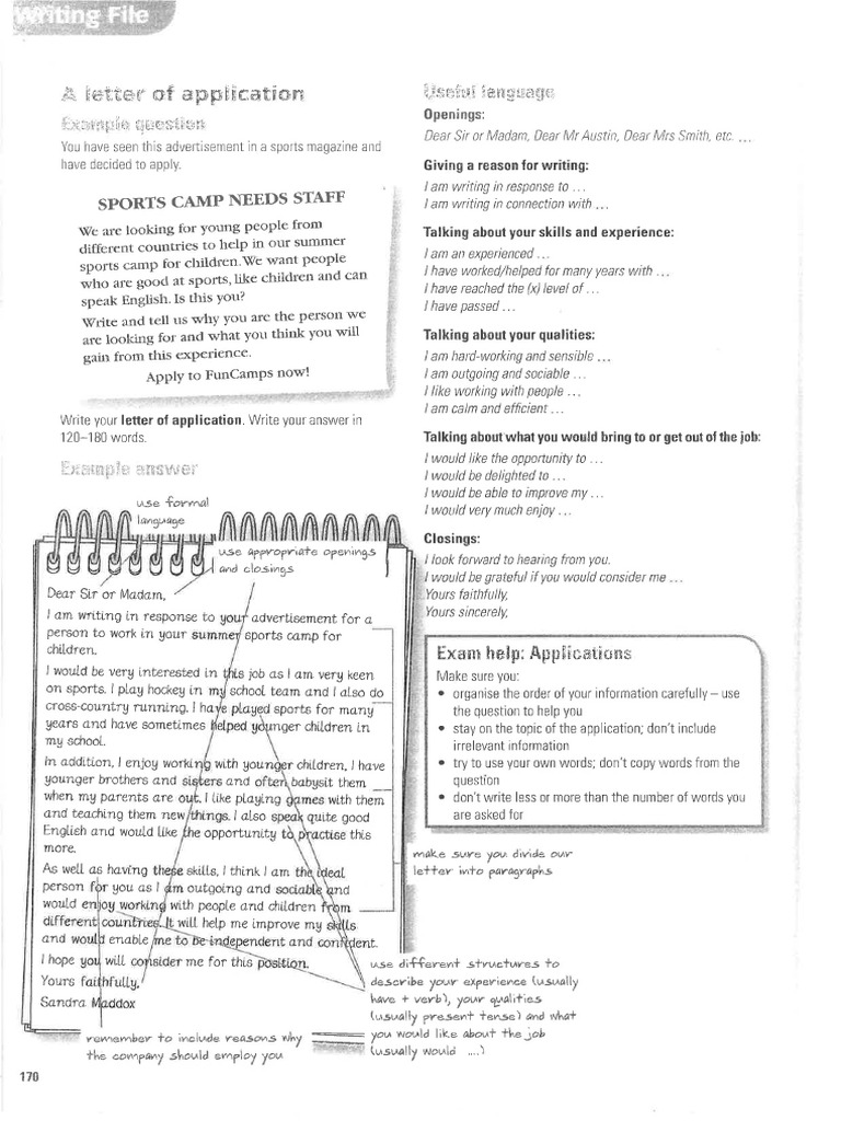 Application Letter Sample | PDF