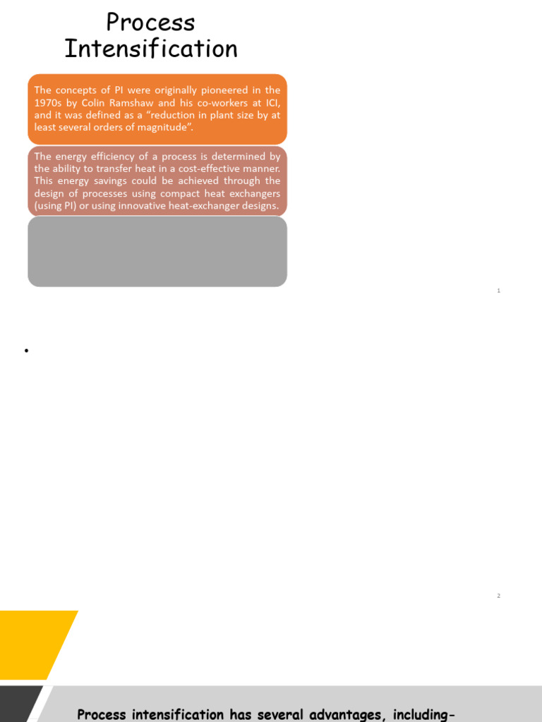 Process Intensification in Chemical Engineering | PDF | Solvent ...