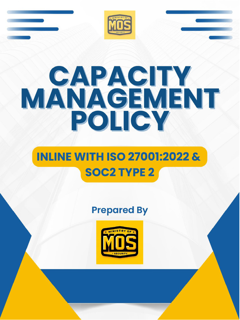 Capacity Management Policy Overview | PDF | Cloud Computing | Scalability