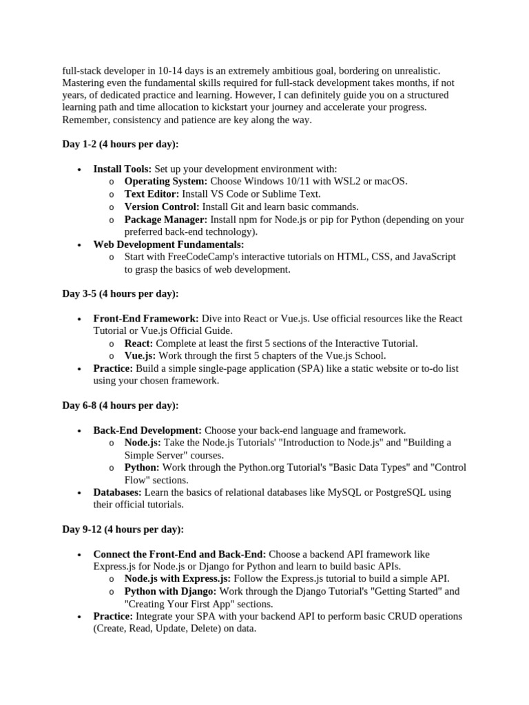 Accelerated Full-Stack Developer Guide | PDF | Computing | Software ...