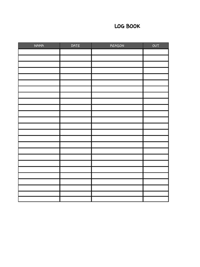 Log Book | PDF