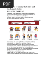 Types of Family Structures Explained | PDF | Family | Stepfamily