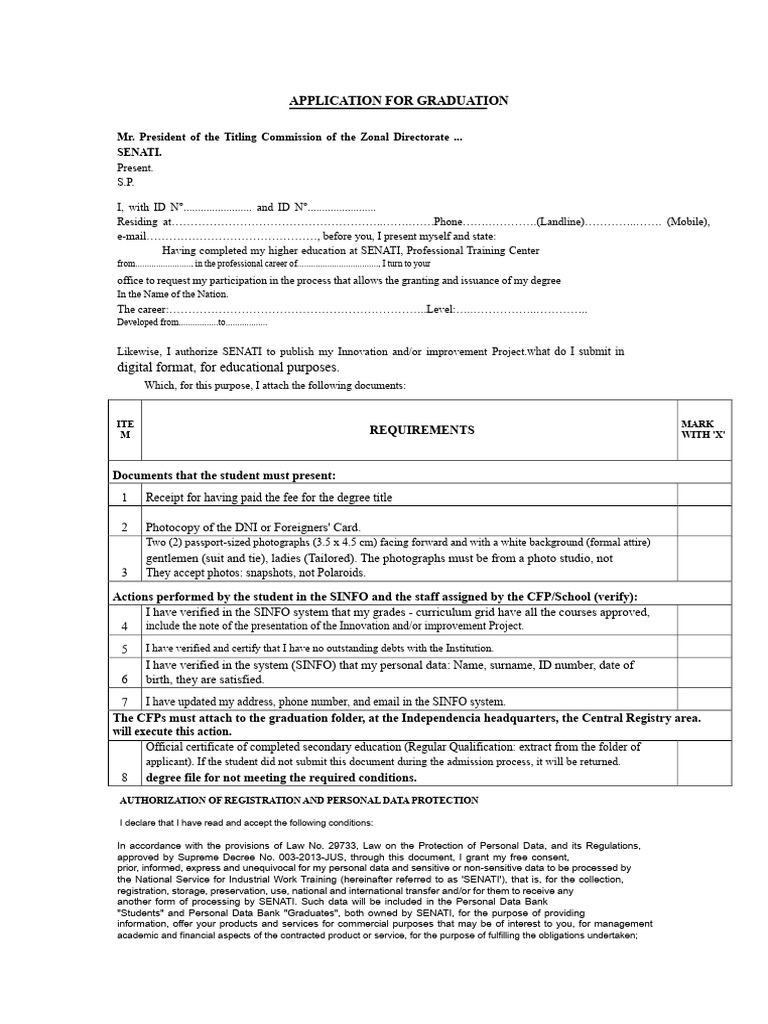 Degree Application | PDF