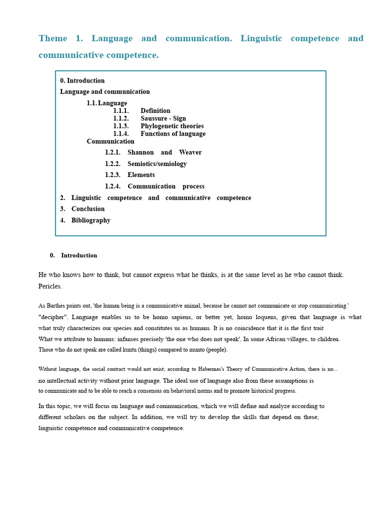 Topic 1 | PDF | Semiotics | Communication