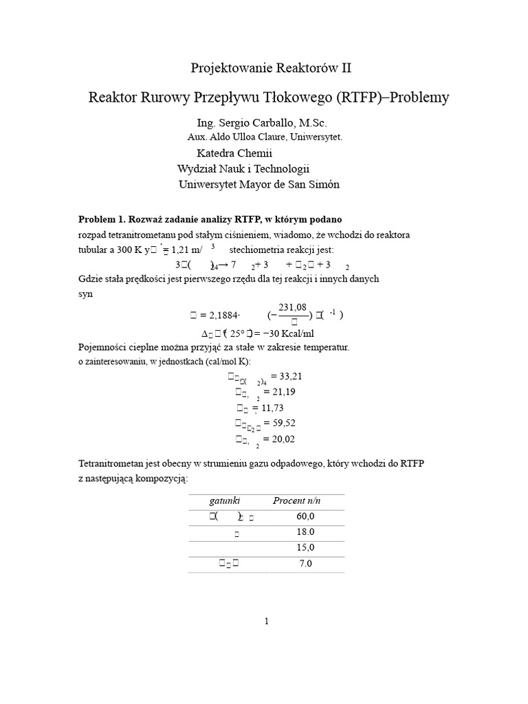 Problemy RTFP 2019081212 | PDF