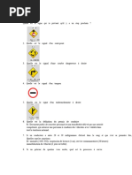 Tests de Code de la Route en Algérie | PDF | Feu de circulation | Voitures