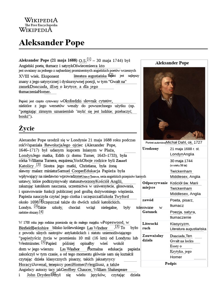 Aleksander Pope | PDF