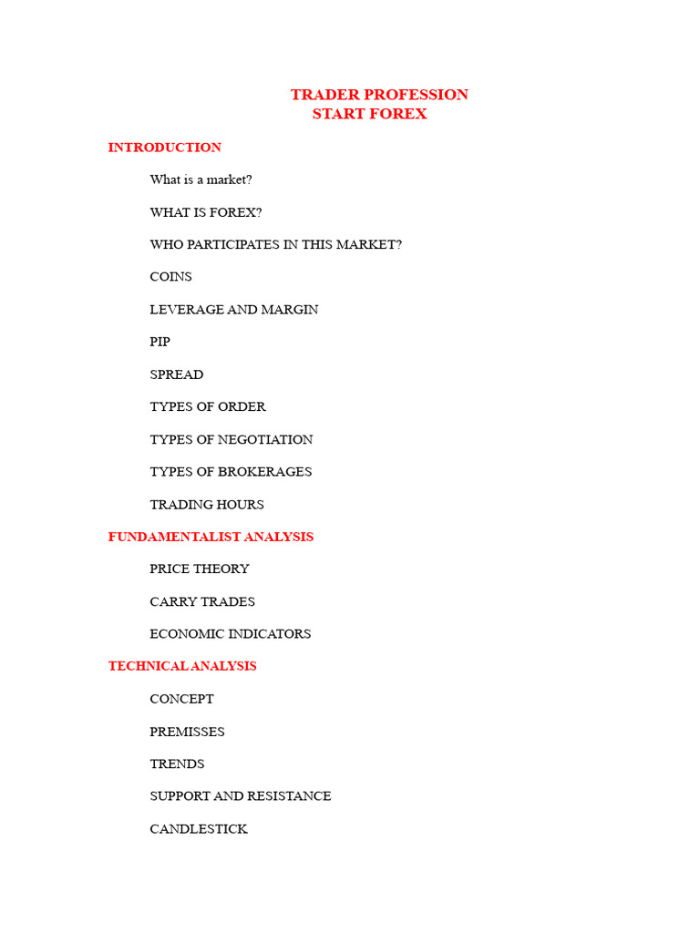 Handbook For Beginners - FOREX | PDF | Foreign Exchange Market ...