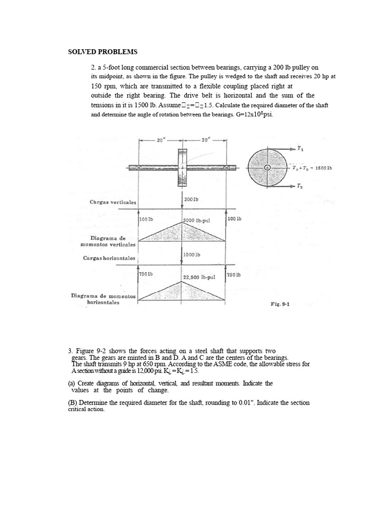 Shaft Design Calculations and Analysis | PDF | Belt (Mechanical) | Gear