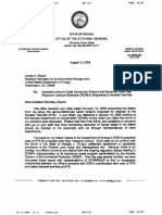 Letter From Nevada Attorney General Masto To DOE Re: PUREX Waste at NTS