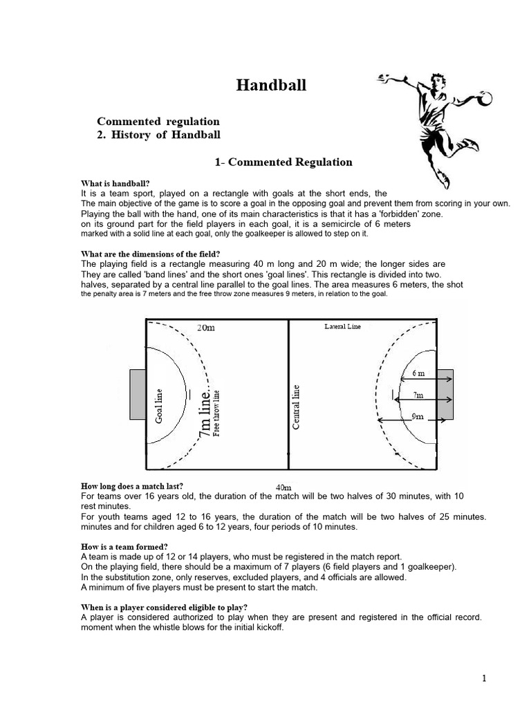 Handball Regulation Commentary | PDF | Athletic Sports | Ball Games