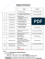 Jadwal Metod-3 '10-'11