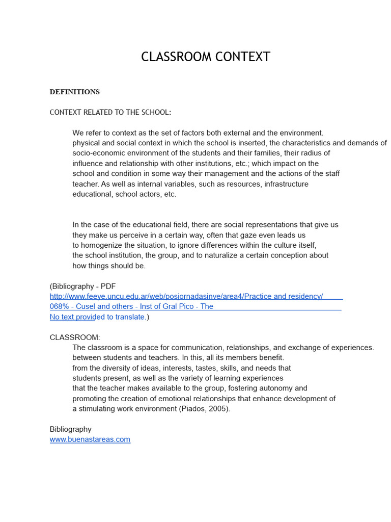 Classroom Context and Learning Dynamics | PDF | Learning | Teachers