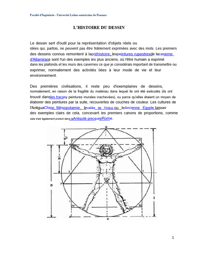 Histoire et Importance du Dessin | PDF | Dessin | Humain
