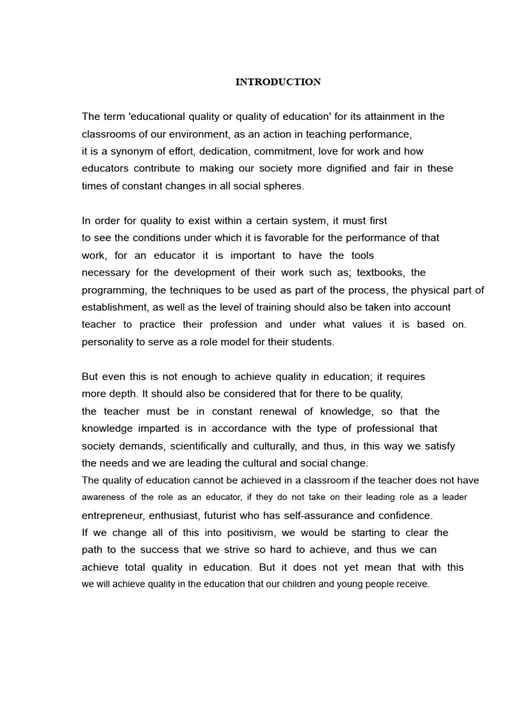 Enhancing Educational Quality in Classrooms | PDF | Teachers | Knowledge